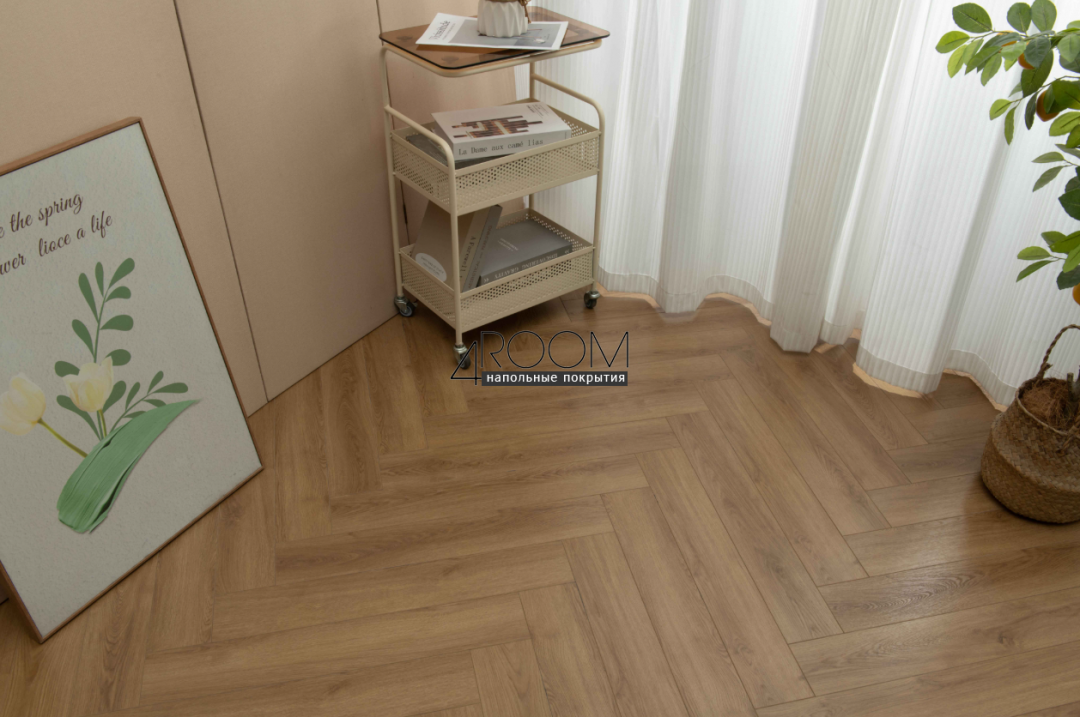 Ламинат ёлочка Laminext Амбиция / Ambition А001 Дуб Квилл, 606х101х8мм
