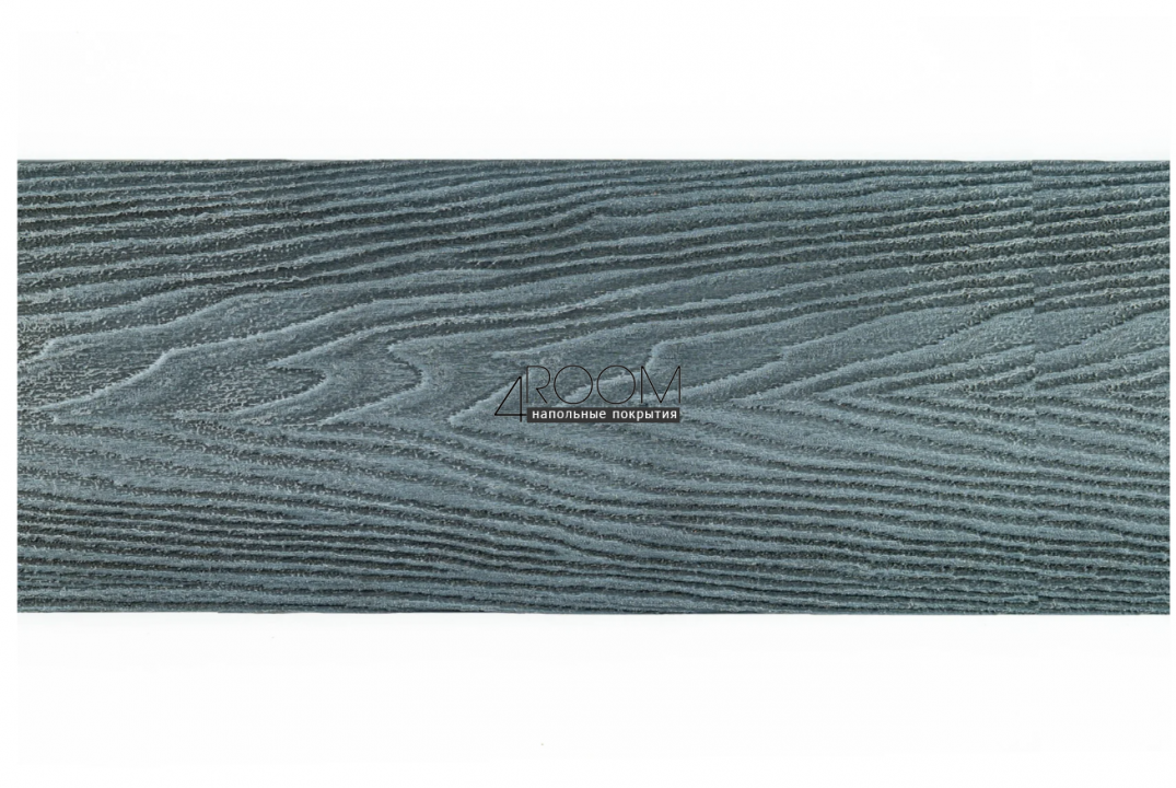 Террасная доска МПК "Верста" 150х24 3D тиснение, серый