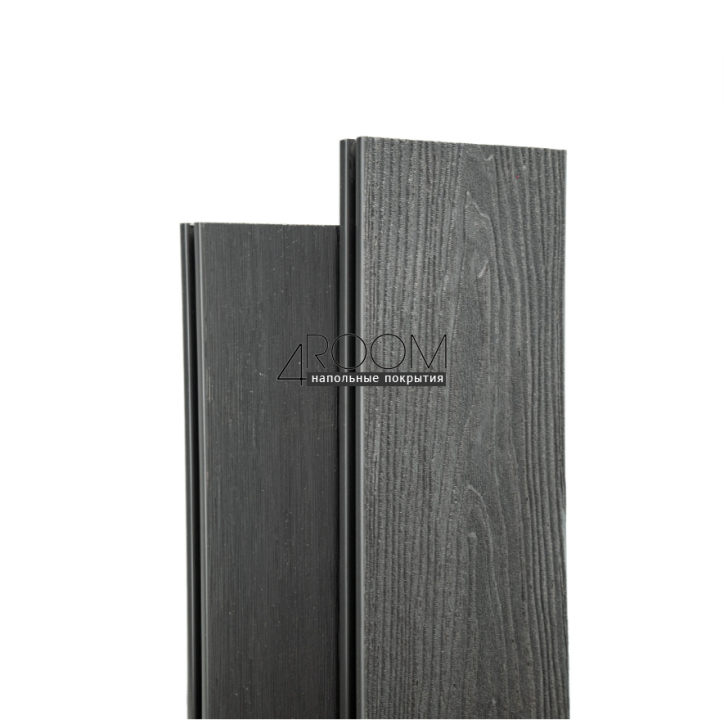 Террасная доска МПК "Верста" 150х24 3D тиснение, серый