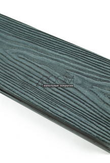 Террасная доска МПК "Верста" 150х24 3D тиснение, графит