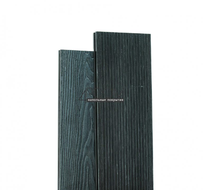 Террасная доска МПК "Верста" 150х24 3D тиснение, графит