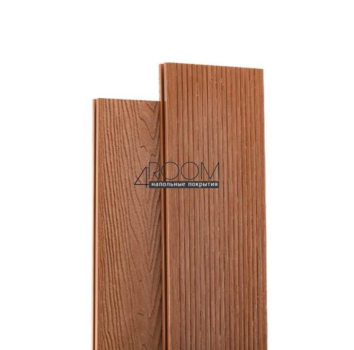 Террасная доска МПК "Верста" 150х24 3D тиснение, орех