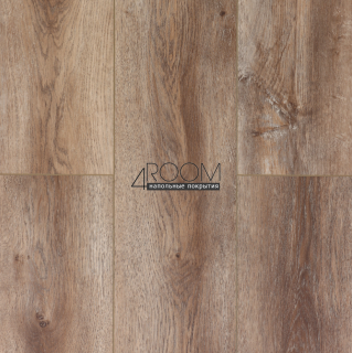 Кварц-виниловая клеевая LVT плитка Акпласт Wood 4V LVT Дуб Охрид W LVT 019, 1200х180х2,5мм/0,3мм, 34/43 класс