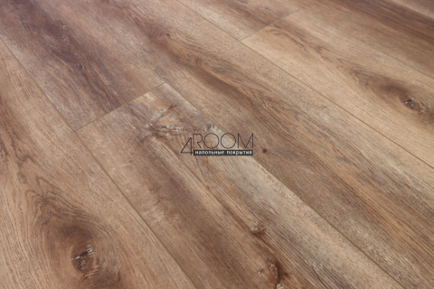 Кварц-виниловая клеевая LVT плитка Акпласт Wood 4V LVT Дуб Охрид W LVT 019, 1200х180х2,5мм/0,3мм, 34/43 класс