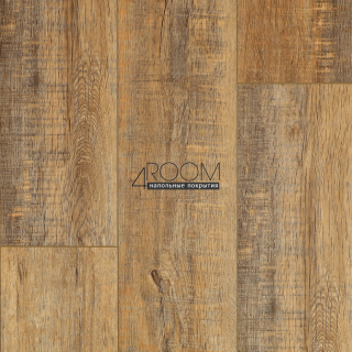 Кварц-виниловая клеевая LVT плитка Акпласт Wood 4V LVT Дуб Робуста W LVT 015, 1200х180х2,5мм/0,3мм, 34/43 класс