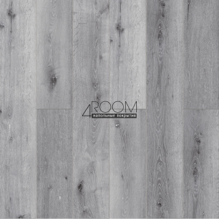 Кварц-виниловая клеевая LVT плитка Акпласт Wood 4V LVT Дуб Серый W LVT 010, 1200х180х2,5мм/0,3мм, 34/43 класс