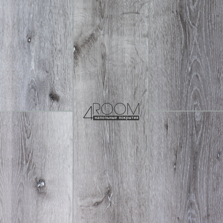 Кварц-виниловая клеевая LVT плитка Акпласт Wood 4V LVT Дуб Серый W LVT 010, 1200х180х2,5мм/0,3мм, 34/43 класс
