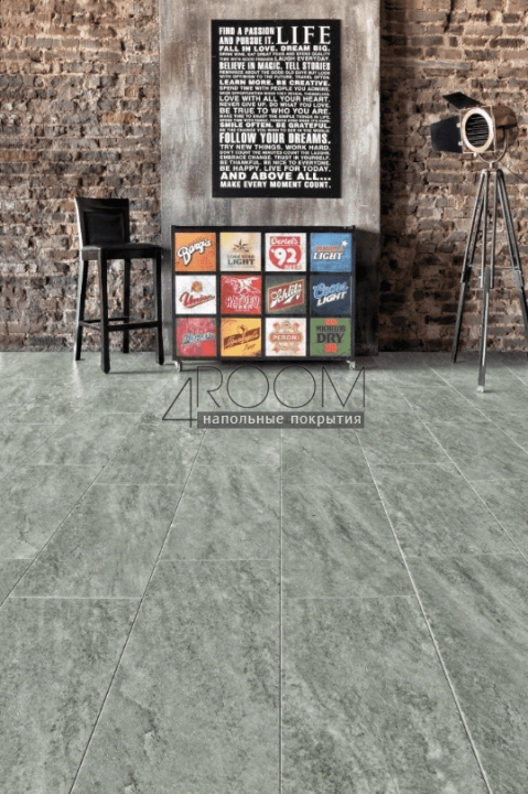 Каменно-полимерная плитка Alpine Floor STONE Шеффилд ECO 4-13, 604х308х4 мм