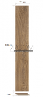 Ламинат Floorwood Profile 4186 Дуб Шампери, 33класс/8мм, с фаской