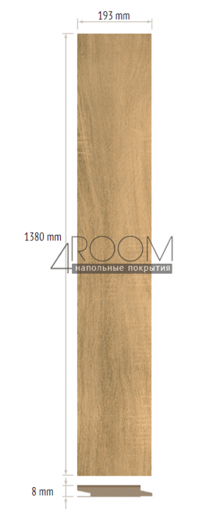 Ламинат Floorwood Profile Монте Леоне 4164, 33класс/8мм, с фаской