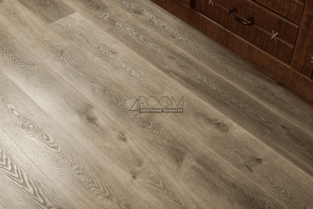 Каменно-полимерная плитка Alpine Floor PREMIUM XL Дуб коричневый ECO 7-9, со встроенной подложкой