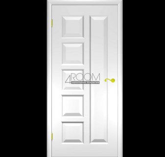 Межкомнатная дверь ИВАН ДА МАРЬЯ Белая эмаль, глухое полотно Дверное полотно без стекла