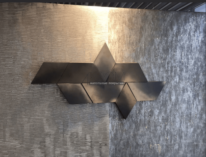 W101 Trapezium 3D стеновая панель Orac Ulf Moritz Orac Decor, 34,5х15см