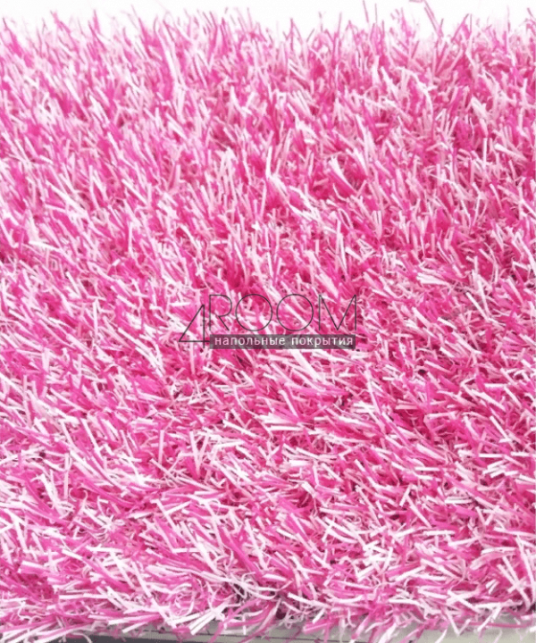 Искусственная трава Deco Pink Деко Розовая 20 мм