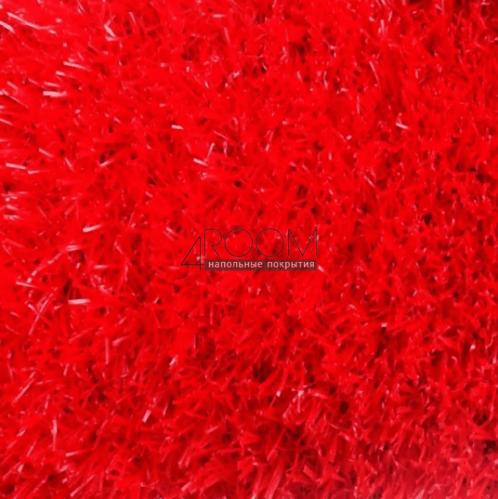 Искусственная трава Deco Red Деко Красная 20 мм