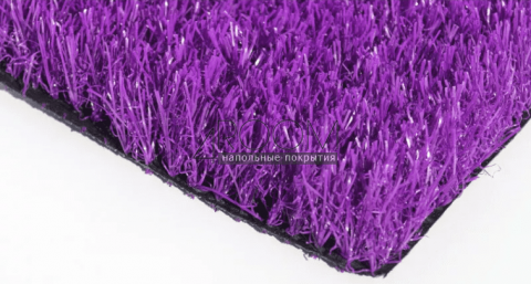Искусственная трава Deco Violet Деко Фиолетовая 20 мм
