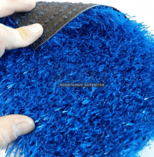 Искусственная трава Deco Royal Blue Деко Синяя 20 мм