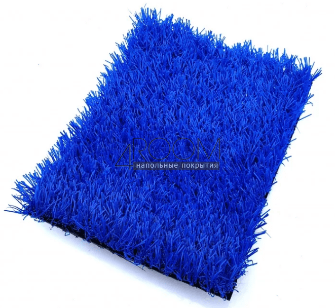 Искусственная трава Deco Royal Blue Деко Синяя 20 мм