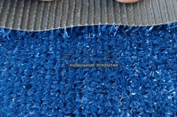 Искусственная трава Панама Blue Синяя 6 мм