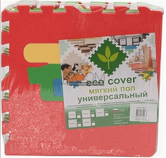 Мягкие полы Ekoprom Eco Cover Пол универсальный "Транспорт" 30*30(см), 9 деталей, с кромками по периметру