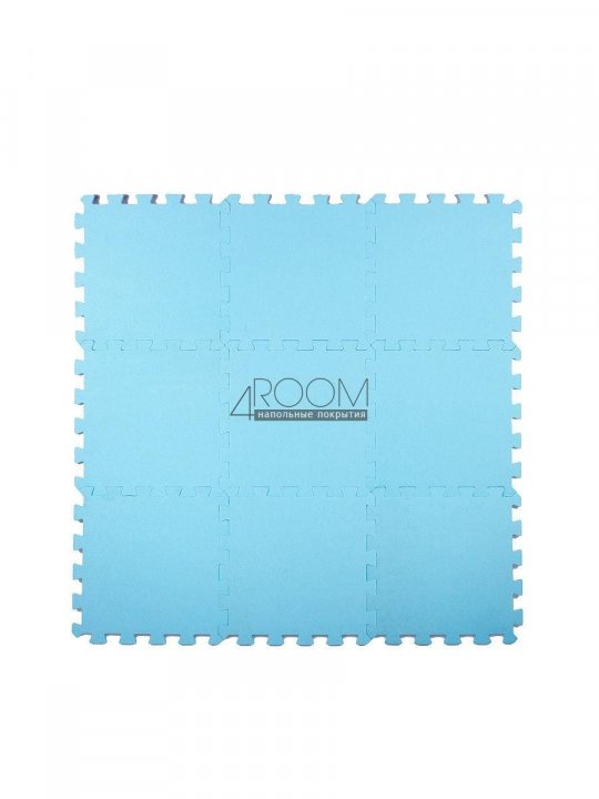 Мягкие полы Ekoprom Eco Cover Универсальный пол Голубой 33х33 см, 9 деталей