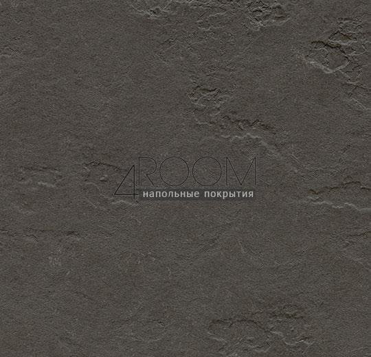 Натуральный линолеум Marmoleum Solid Slate (Мармолеум Слейт) e3707/e370735 Highland black