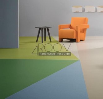 Натуральный линолеум Marmoleum Solid Piano (Мармолеум Пиано) 3646/364635 young grass