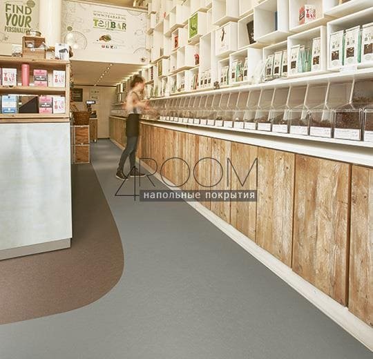 Натуральный линолеум Marmoleum Solid Cocoa (Мармолеум Кокао) 3582/358235 earl grey chocolate