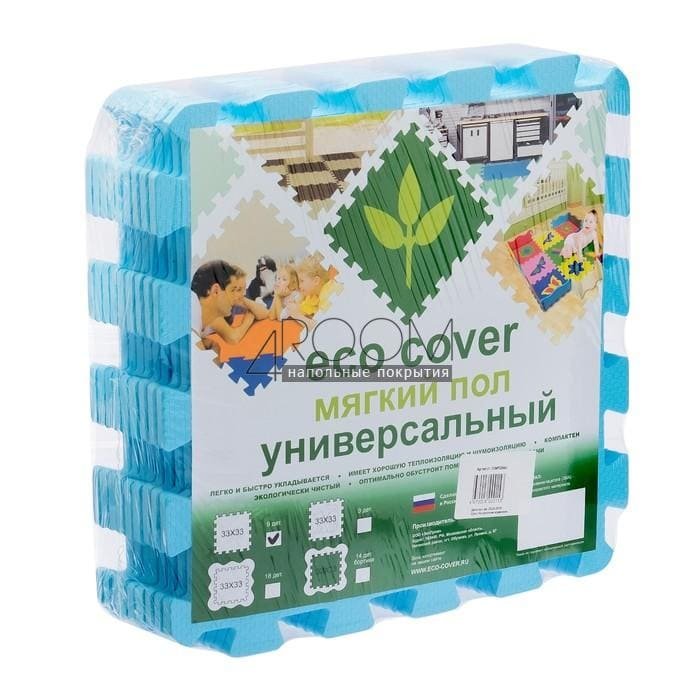 Коврик-пазл детский  Ekoprom Eco Cover  "Классики" 30*30(см), 11 дет.