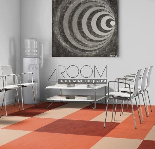 Натуральный линолеум Marmoleum Modular Colour (Мармолеум Модулар Колор)t3203 henna
