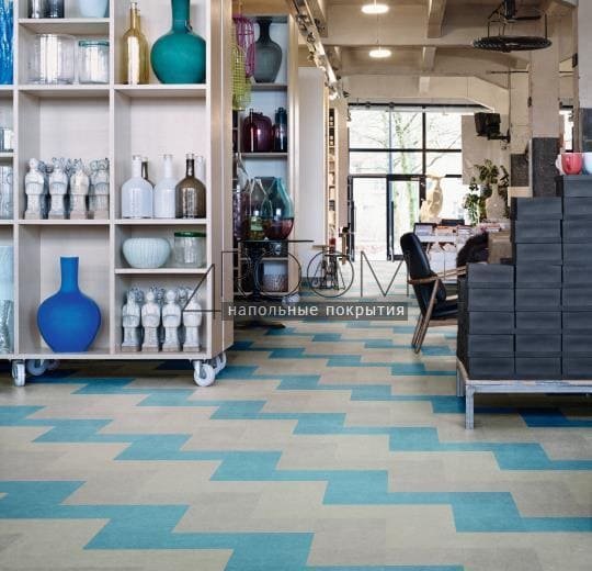 Натуральный линолеум Marmoleum Modular Colour (Мармолеум Модулар Колор) t3887 moonlight