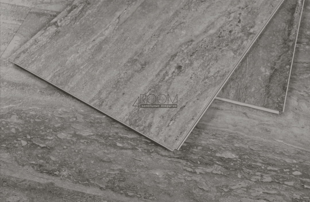 Каменно-полимерная SPC плитка FloorAge  Mountain 812 Пьетро 43 класс, 4мм/0,5мм