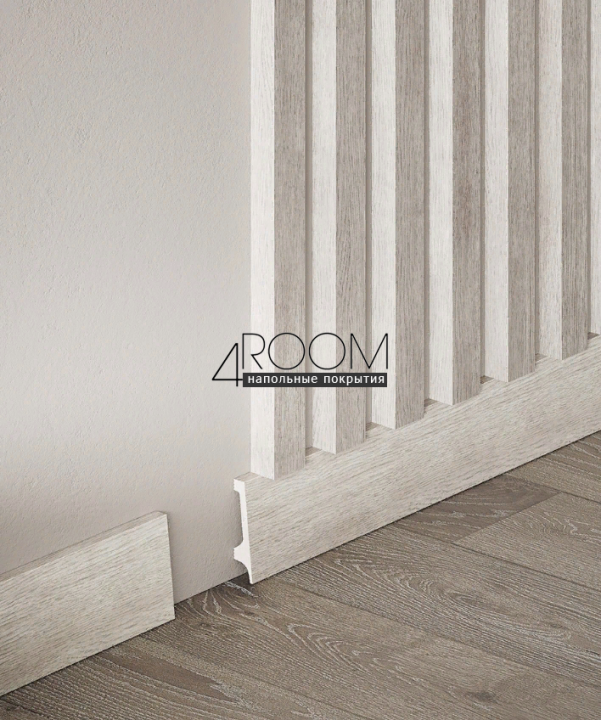 Рейка из дюрополимера Cosca Decor SoftTouch RX002-A013, Дуб Снежный, 30Х20, 2800мм
