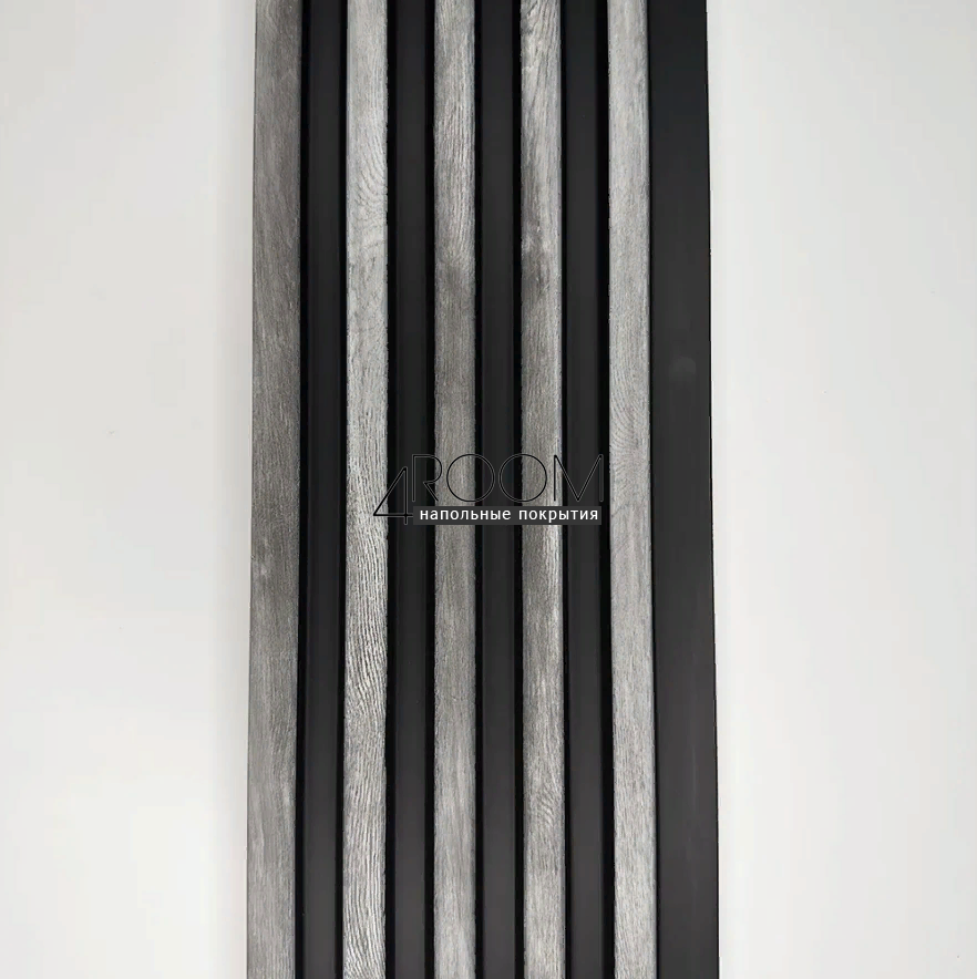 Стеновая 3D Панель Paolo Arte Konture, Kr208SP-2/2,7 Серое Дерево, 122х12х2700мм