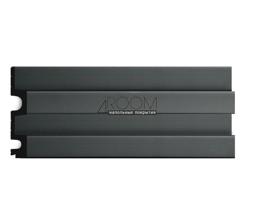 Цветная 3D декоративная панель из дюрополимера DECOMASTER D302-112 Антрацит, 122х21х2900мм