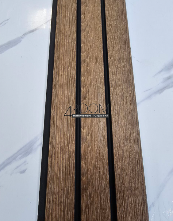 Цветная стеновая декоративная 3D панель из дюрополимера DECO 27 со структурой, 119х11х2900мм