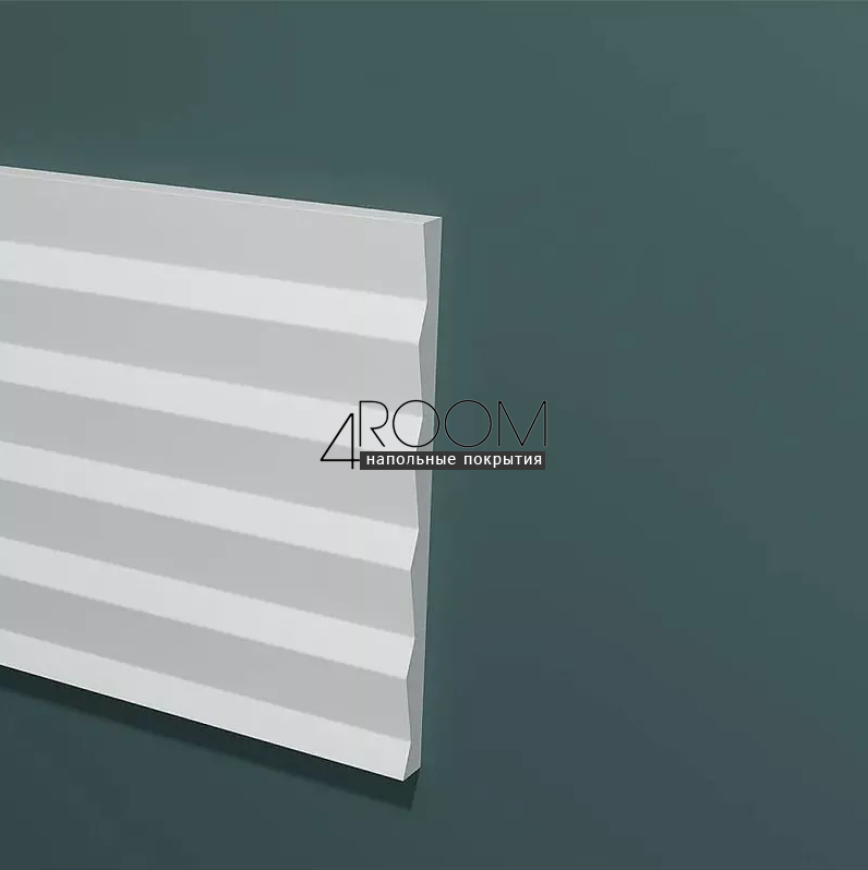 Декоративная 3D панель под покраску из дюрополимера Decor-Dizayn DD903 (2m), 150х10х2000мм