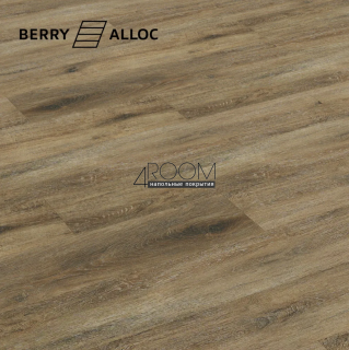 Кварц-виниловая клеевая плитка BerryAlloc Spirit Home 30 GD MOUNTAIN BROWN, (1219,2x184,1 мм; 2 мм/0,3 мм)