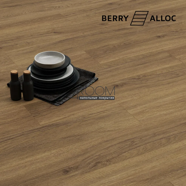 Кварц-виниловая клеевая плитка BerryAlloc Spirit Home 30 GD PALMER NATURAL, (1219,2x184,1 мм; 2 мм/0,3 мм)