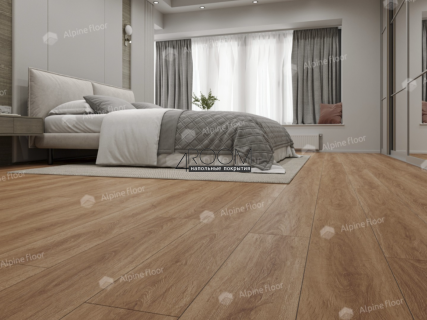 Кварц-виниловая, клеевая LVT плитка Alpine Floor ECO 3-22 Сосновый Бор, 1219х184х3мм