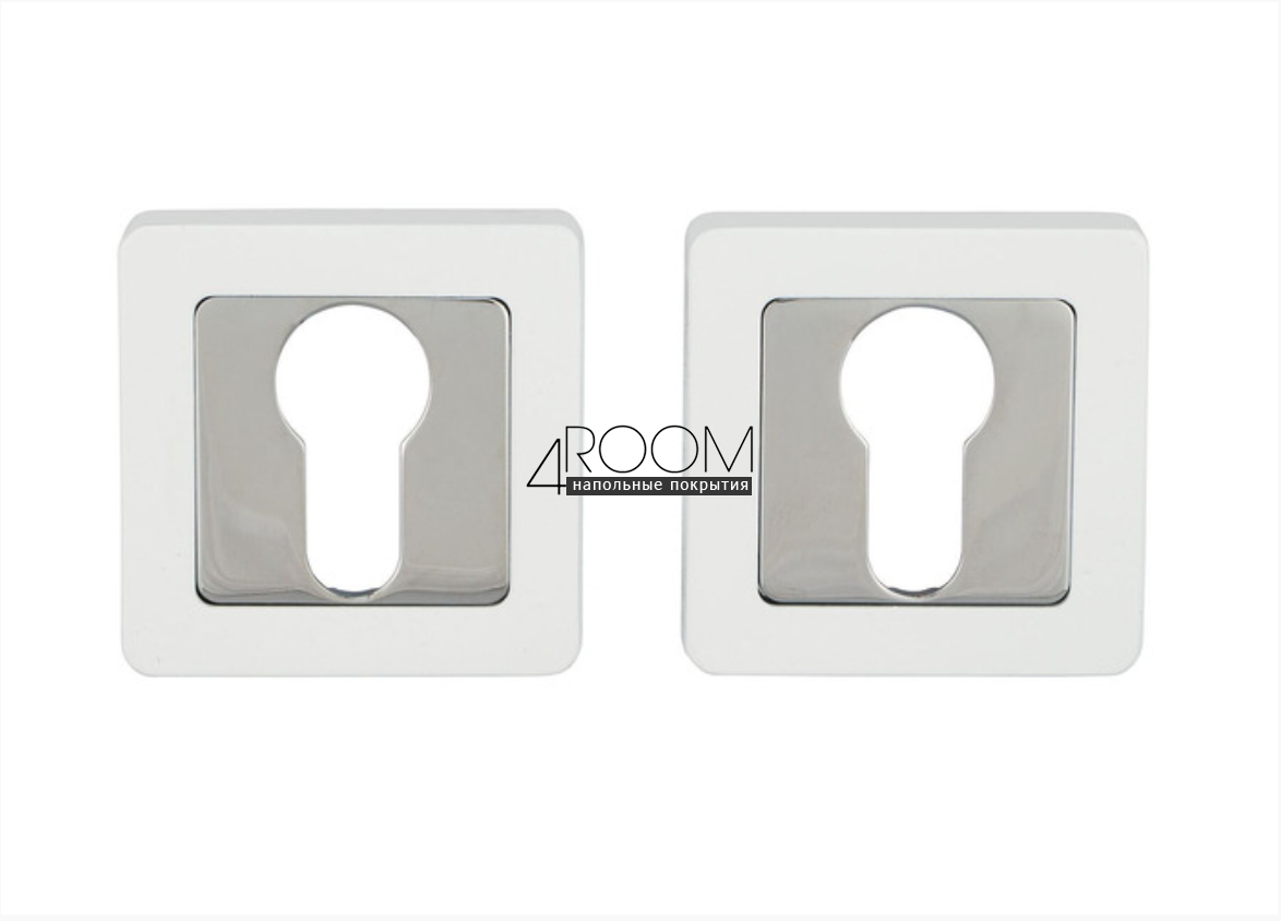 Накладка цилиндровая S-Locked A-20-р White/CP