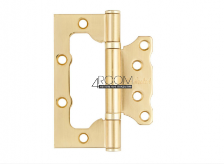 Петля дверная неврезная "Бабочка" S-Locked LL-100*75*2,5 -2ВВ-SB 2 подшипника Золото матовое