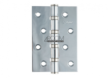 Петля дверная S-Locked B-100*70*2,5 -CP, Хром блестящий