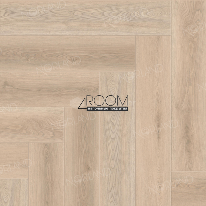 Кварц-виниловая, клеевая LVT плитка Norland, Lagom Parquet LVT Stor 1034-02, 590х118х2мм/0,3мм, 34 класс