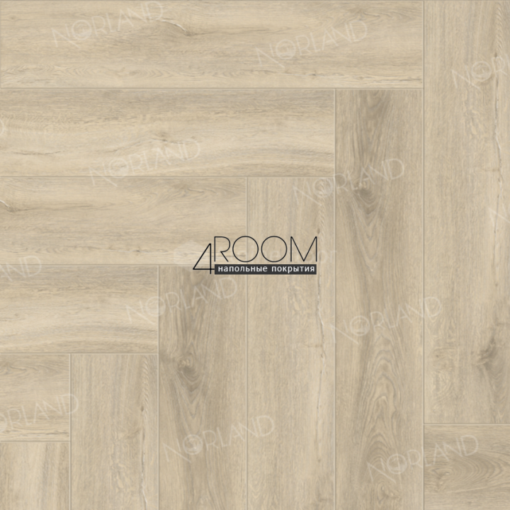 Кварц-виниловая, клеевая LVT плитка Norland, Lagom Parquet LVT Bratt 1034-05, 590х118х2мм/0,3мм, 34 класс