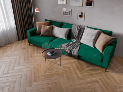 Кварц-виниловая, клеевая LVT плитка Norland, Lagom Parquet LVT Sot 1034-06, 590х118х2мм/0,3мм, 34 класс