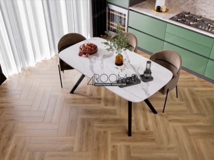 Кварц-виниловая, клеевая LVT плитка Norland, Lagom Parquet LVT Mot 1034-10, 590х118х2мм/0,3мм, 34 класс