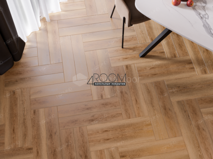 Кварц-виниловая, клеевая LVT плитка Norland, Lagom Parquet LVT Mot 1034-10, 590х118х2мм/0,3мм, 34 класс