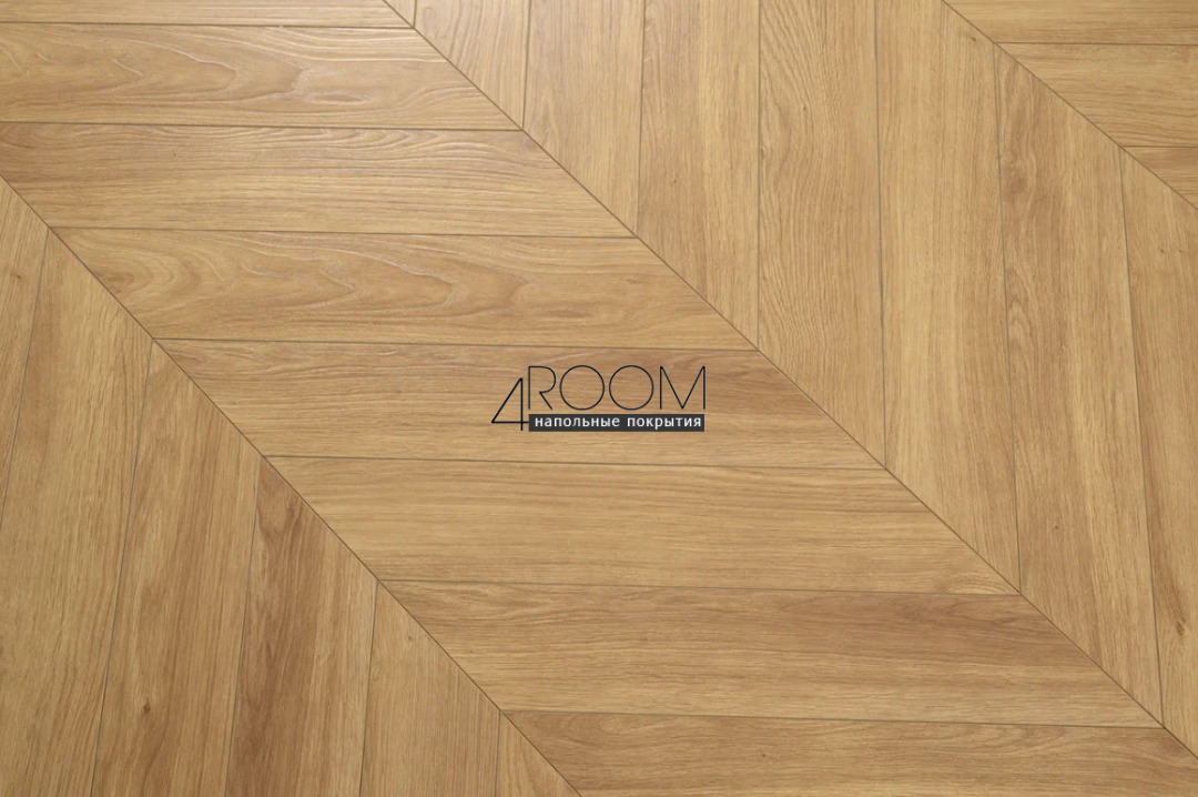 Ламинат Французская ёлочка Wood Style Chevron CH155 Дуб Халкон, 550х112х12мм, 34 класс