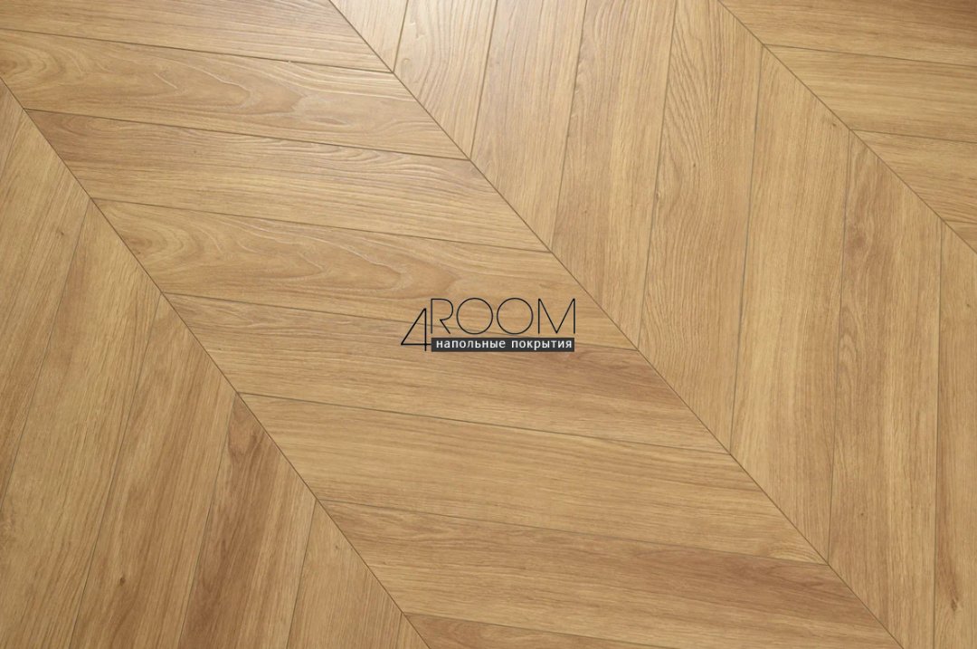 Ламинат Французская ёлочка Wood Style Chevron CH155 Дуб Халкон, 550х112х12мм, 34 класс